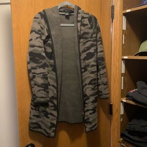 Camo Cardigan
